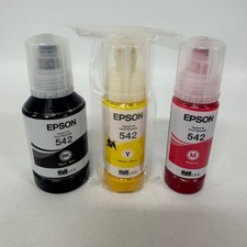 Epson 542 Bottle Refill Ink Black/Yellow/Magenta EcoTank ET-5000/16000 series