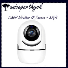Wireless Camera IP Indoor Home Smart Wifi Baby Monitor Pet  32GB 1080P US