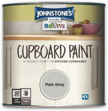 Johnstones 390290 Cupboard Paint Pale Gray 750 Ml