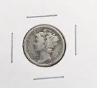 1921 Mercury Dime Key Date Silver 10C (Philadelphia) Vintage 90% Coin VG/F