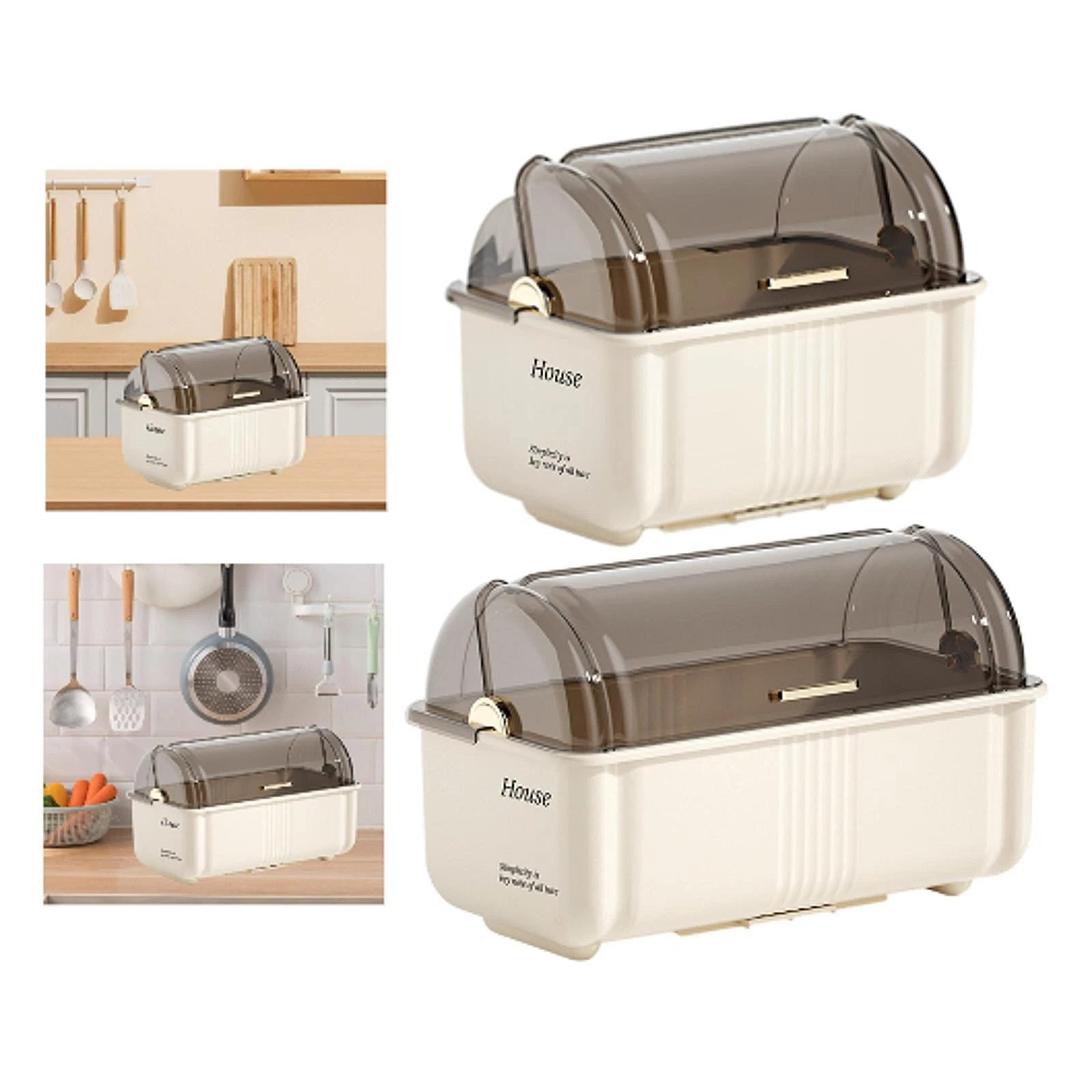 Drain Bowl Rack Kitchen Plate Cup Tray for Kitchen Counter Restaurant Bar