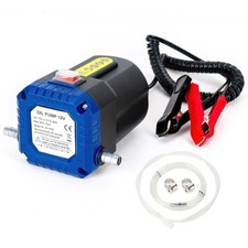 12V 80W Electric Oil Change Pump Transfer Extractor Gasoline Waste Oil Mobile
