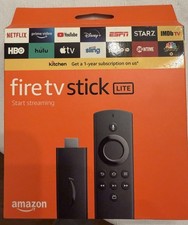 Amazon Fire TV Stick Lite Media Streamer Alexa Voice Remote Wi-Fi HDMI 1080p