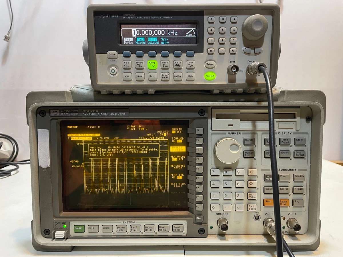 HP 35665A Dual-Channel Dynamic Signal Analyzer 35665-66507