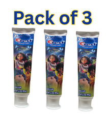Crest Kids Toothpaste Encanto Bubblegum Flavor, Fluoride Anticavity, 4.2 oz, 3pk 1.15 per gallon