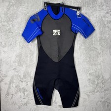 Body Glove Juniors Size 16 Wetsuit Knee Length Pro2 2.1 Blue Black Suit