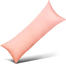 100 Cotton Body Pillow Case Cover with Zipper Wrinkle-Free, 400 Thread Count Su