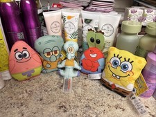 SpongeBob SquarePants Mini 5" Plushies 5 Pack SMALL BUSINESS CAT LADY           