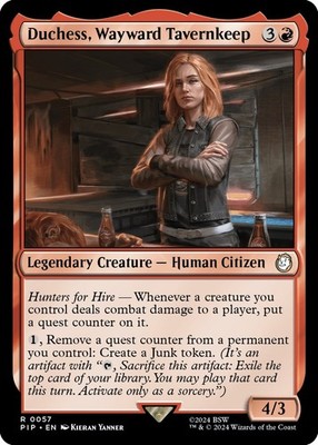 Duchess, Wayward Tavernkeep #57 (NM) Universes Beyond: Fallout (PIP) MTG
