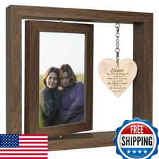 EYITUPC Sympathy Gift Loss of Sister Memorial Picture Frame, In Memory Of