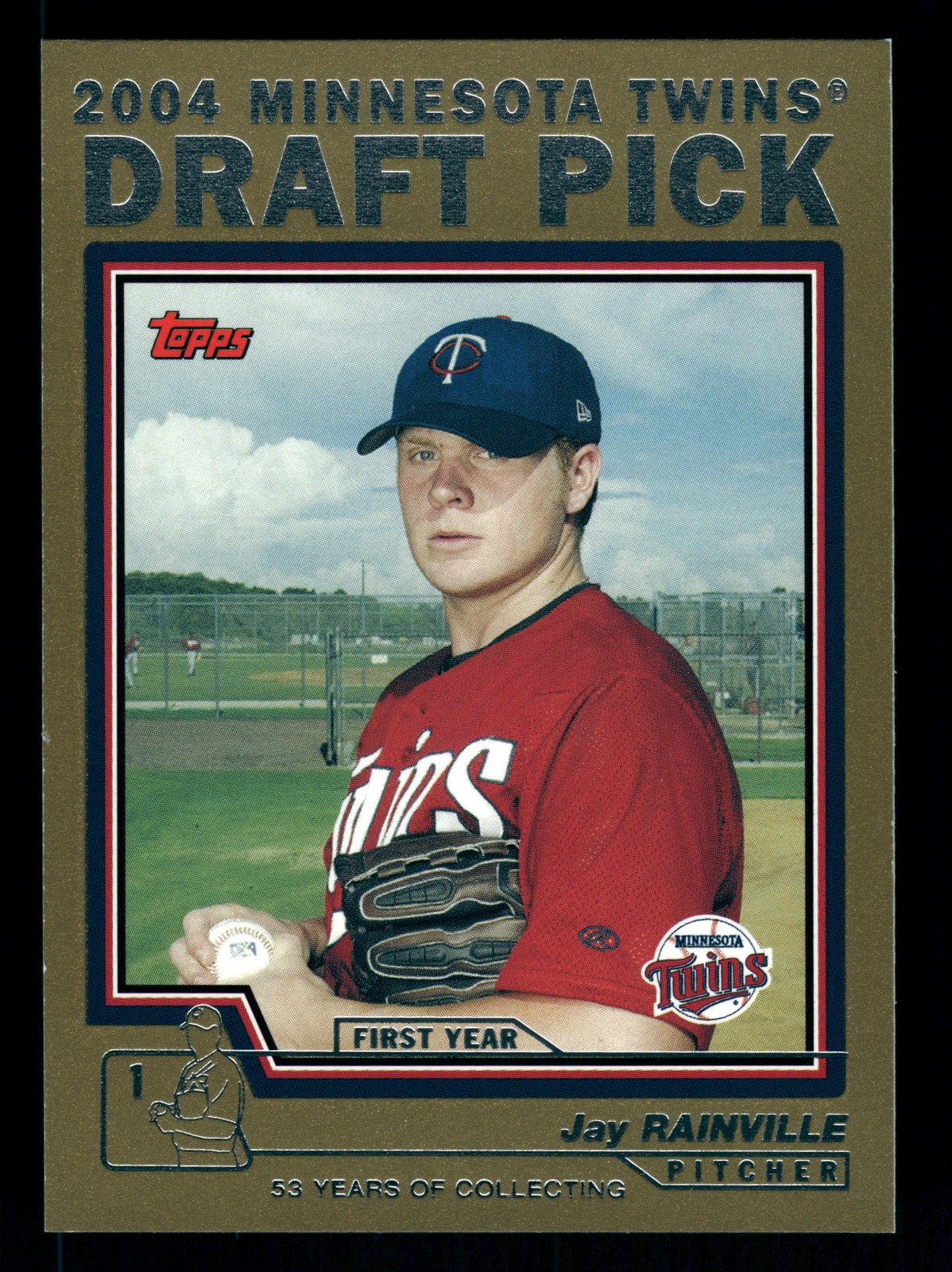 Jay Rainville Minnesota Twins 2004 Topps Traded Gold #T76 SN /2004