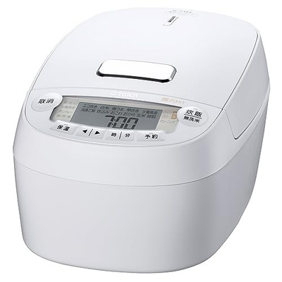 #ad TIGER Rice Cooker 5.5 cup Pressure IH Matte White JPV G100WM $420.45