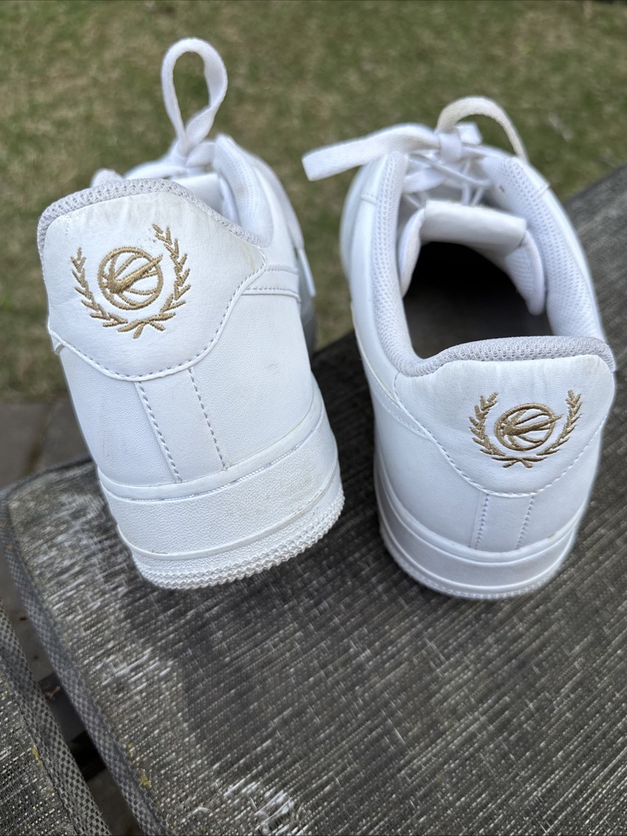 新品　レア　NIKE AIR Force１white×gold AF 1 ‘82 Nike Air Force 1 AF-1 '82 White/Gold, Men's 10.5 Low Top Sneaker