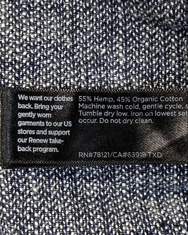 Pantalones al tobillo azules para mujer Eileen Fisher talla PM Foto 4 de 4