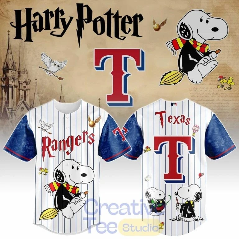 Rangers Peanuts 2026 Special Edition Baseball Jersey