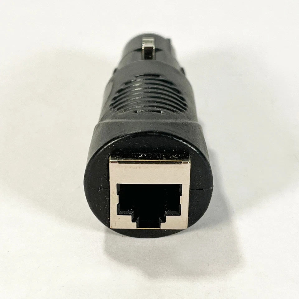 Accu-Cable RJ45 Ethernet to 5-Pin XLR/DMX Female Adapter, Out of Box - Image 2 of 4