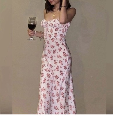 Realisation Par Iris Silk Dress in Pleasures size M