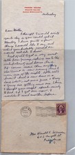 GOLDPATH: US COVER 1937 TAUNTON,MA.W/LETTER,3C.FRANCES WEAVER CV907_P23