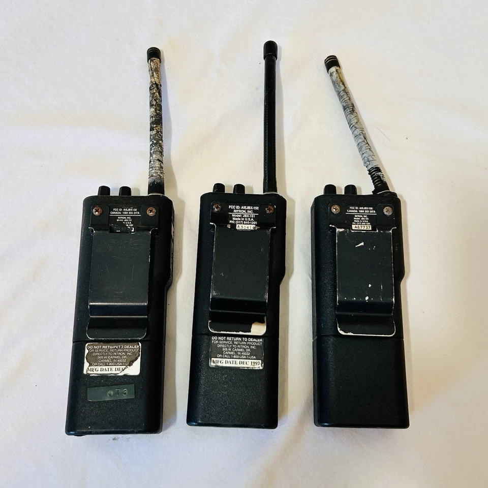 JOBCOM JBX-151 2 Way Portable Radio USA Made VTG Used **Parts Only Untested** - Image 2 of 4