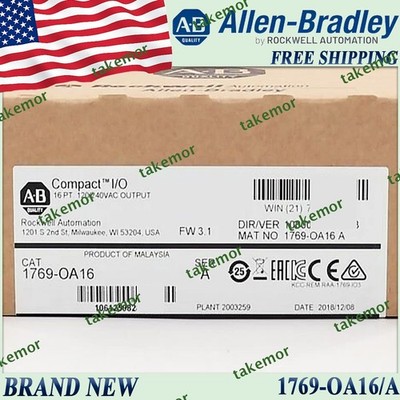 AB Original Sealed 1769-OA16/A CompactLogix 16pt Output 1769OA16 serA Free Ship