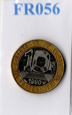 FR056 Moneta Coin FRANCIA 10 Francs Génie de la Bastille 1990