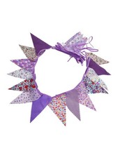 Cotton Fabric Bunting Banner 32 8 Ft Perfect for Weddings and Gatherings