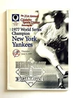 NY Yankees 1977 WS Signed Baseball - GUIDRY,NETTLES,WHITE,CHAMBLISS,LYLE & more