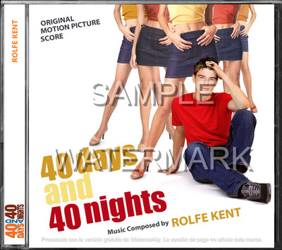 40 Days and 40 Nights (2002) Original Score 1CD Rolfe Kent