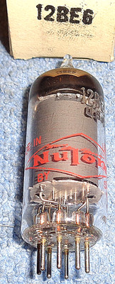 1 NOS NUTONE 12BE6 Vacuum Tube - 1957 Vintage RF Pentode for AM Radios