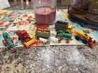 Vintage Lesney Matchbox 6 Farm Vehicles- Tractor, Trailer, Combine, Trucks Husky