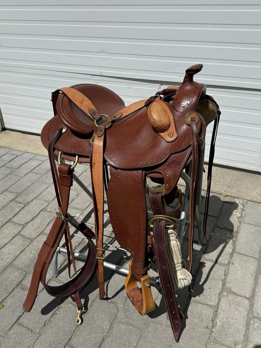 Selle Parelli Wade 17 Pouces Cuir Traditionnelle Pour Quarter Horse