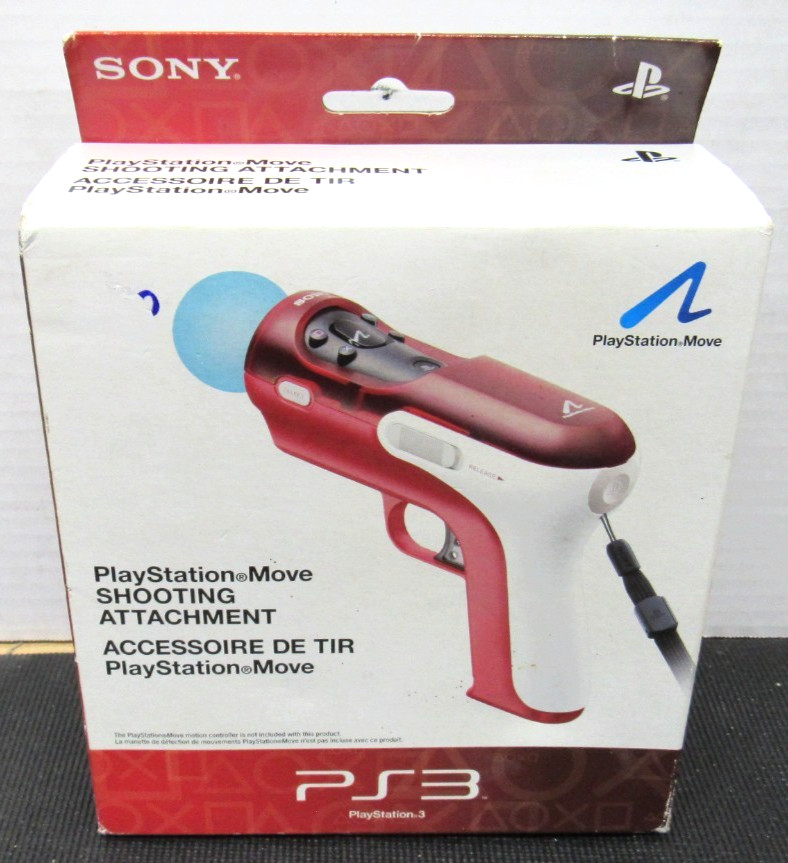 Playstation Move Motion Controller Shooting Attachment Sony PS3 New In Box
