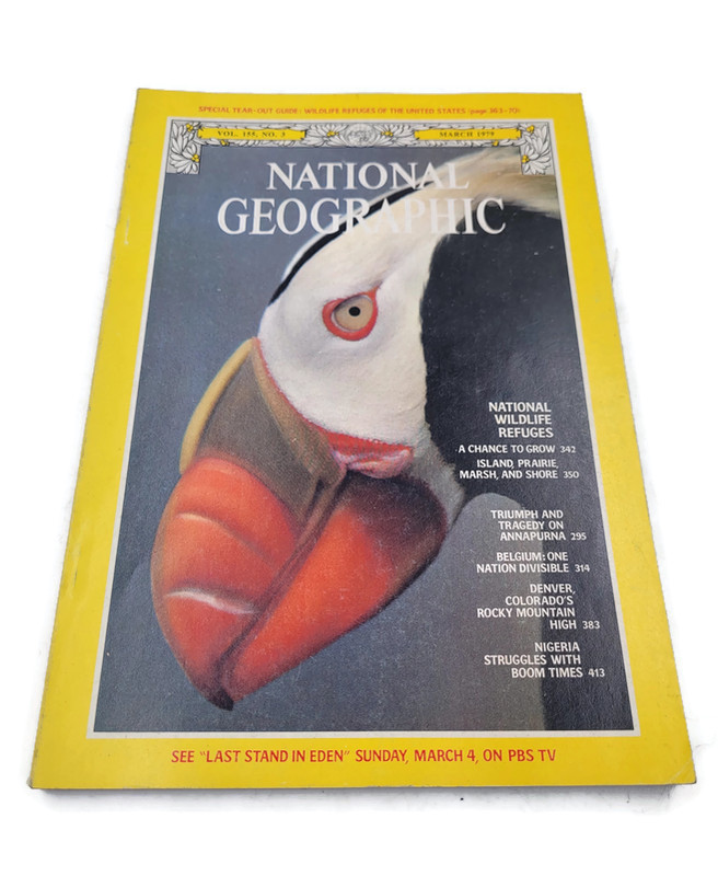 National Geographic, March 1979, National Wildlife Refuges