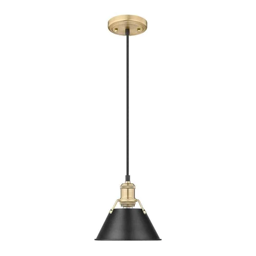 Golden Lighting Orwell 100-Watt 1-Light Brushed Champagne Bronze Mini Pendant - Picture 1 of 4
