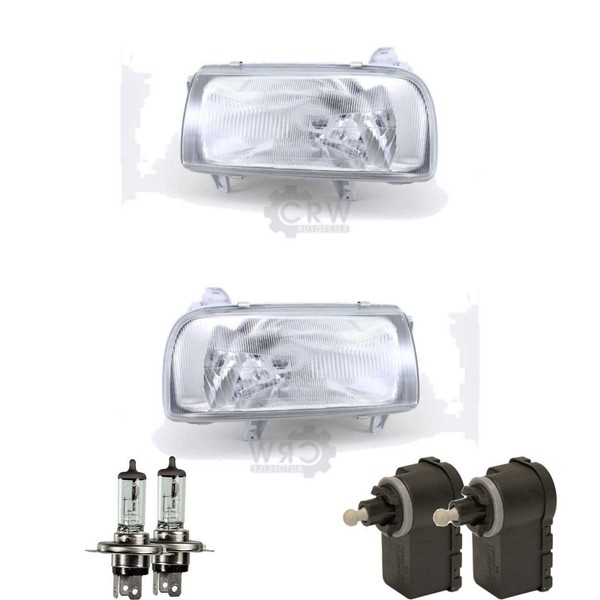 Scheinwerfer Set FüR VW Vento 1H2 11/91-09/98 H4 Inkl. Mo 57197751-image