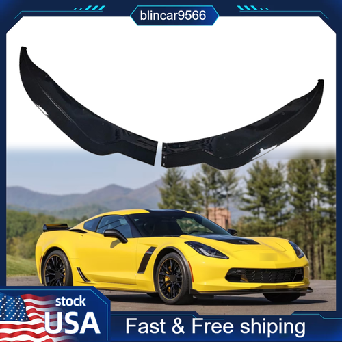 C6 Corvette Emblem Black 5-Piece Gloss Black Emblem Set For 2014-2019 Corvette C7 - Front, Rear & Stingray Cross Flags Front And Rear Emblem Set - Foto 9