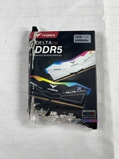 TeamGroup T-Force Delta RGB 32GB (16GB X 2) Combination Intel AMD Desktop Memory