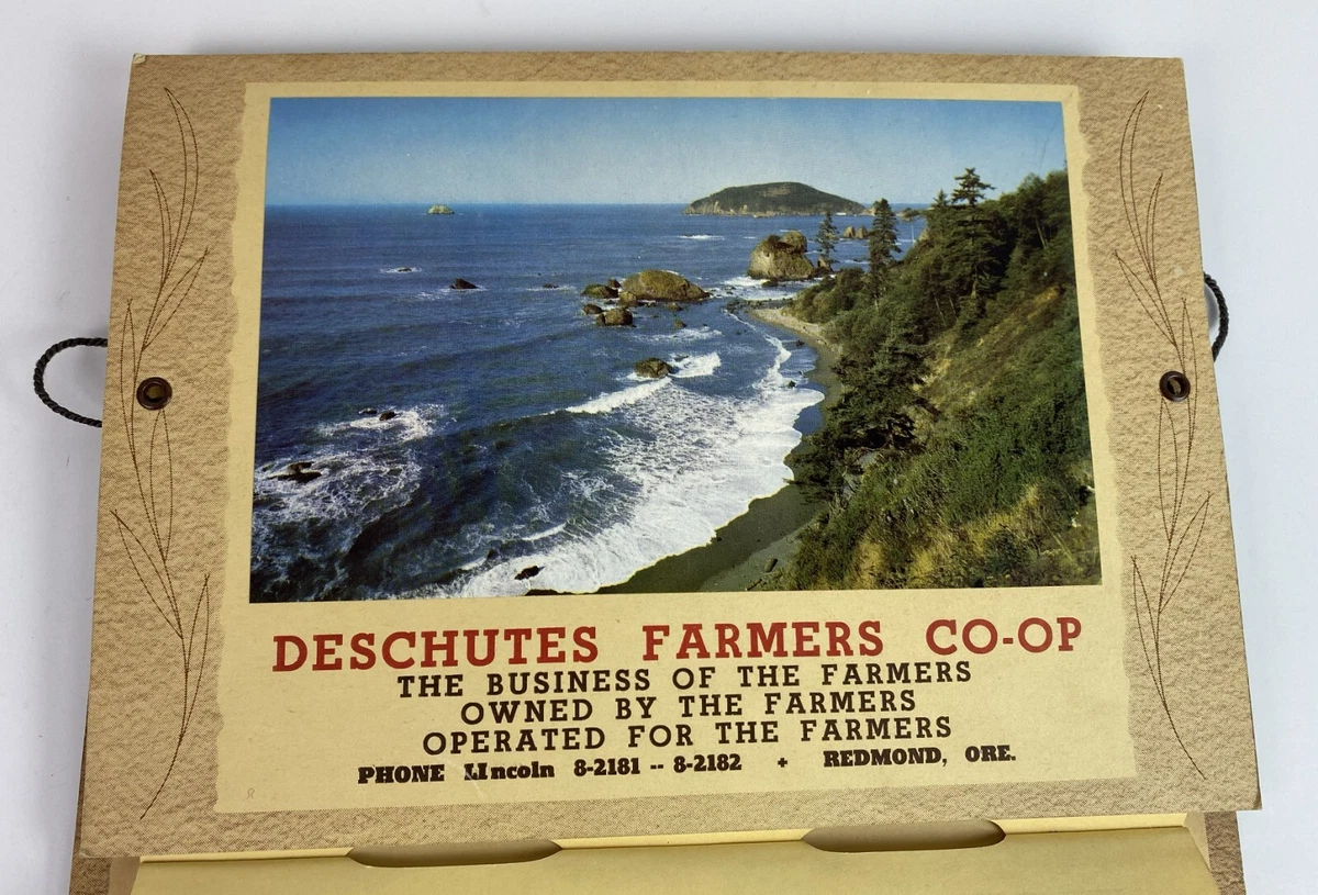 1958 DESCHUTES FARMERS CO-OP CALENDAR REDMOND OREGON | eBay