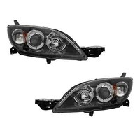 Halogen Scheinwerfer Set Links & Rechts Hauptscheinwerfer HB3/H7 FüR Mazda 3