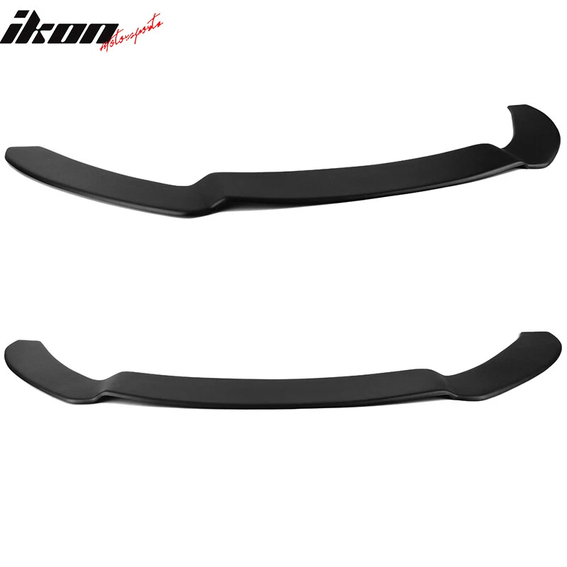 Fits 13-14 Ford Focus ST Matte Black Front Bumper Lip Spoiler PP + 2PC Strut Rod - Image 3 of 4