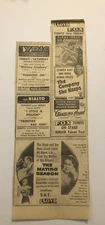 1950’s The Company She Keeps Movie Collage Small Town Vintage Newspaper Ad