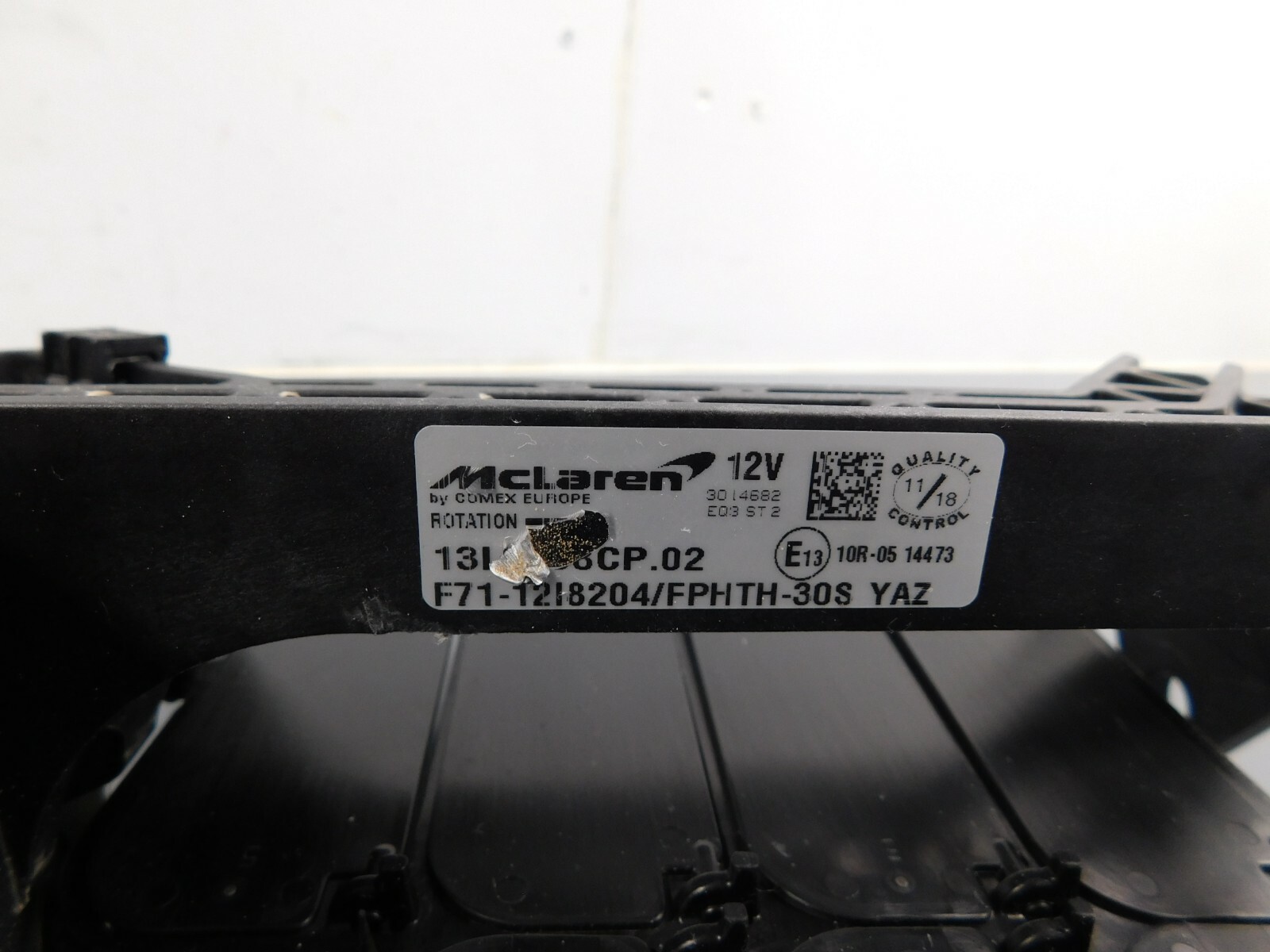 2019 17 18 19 20 McLaren 720S 720 Right Radiator Cooling Fan Motor #3721 X4
