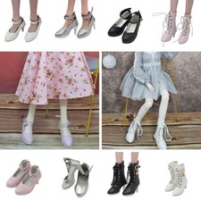 1 Pair BJD Shoes for 1/3 BJD Dolls Girl Doll High Heels Princess Boots Doll Shoe