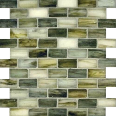 NEW Lunada Bay 1''x2'' Sumi-e Mosaic Atami Silk 1 BOX:5.25 SQFT