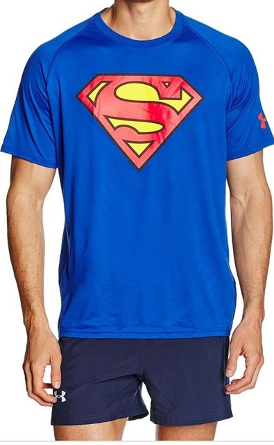 under armour t shirt superman