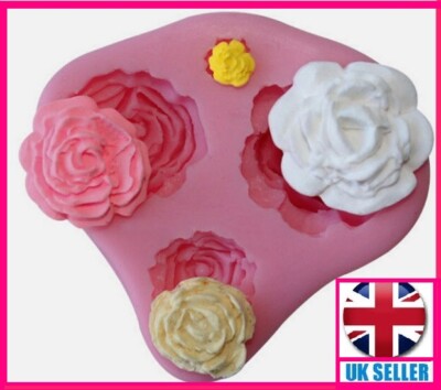 ROSE SILIKONFORM Fondant Kuchen Bäume Blumen Dekorieren Schokolade Topping 3D