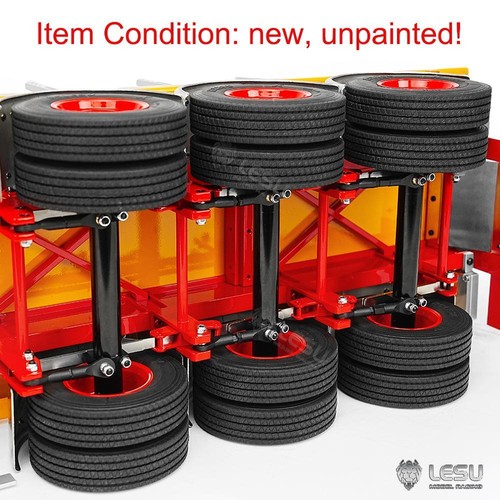 LESU 40FT Semi Metal Trailer for 1/14 RC Tractor Truck Remote Control Car Model - Picture 11 of 12