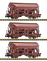 Spur N Fleischmann 830358 3-Tlg. Set: Schwenkdachwagen, Db Ag Neu Ovp