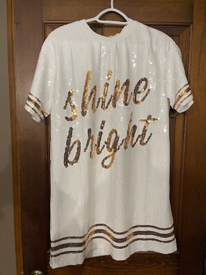 Simply Southern Shine Bright Sequin Dress Size S/M New With Tags
