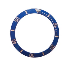 Gold Scale Ceramic Bezel Outer Diameter 38mm Inner Diameter 30.5mm Watch Bezel